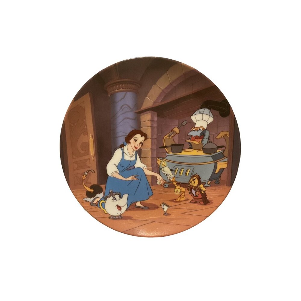 Disney Beauty & The Beast Limited Edition "Enchante Cherie" Limited Edition Plat